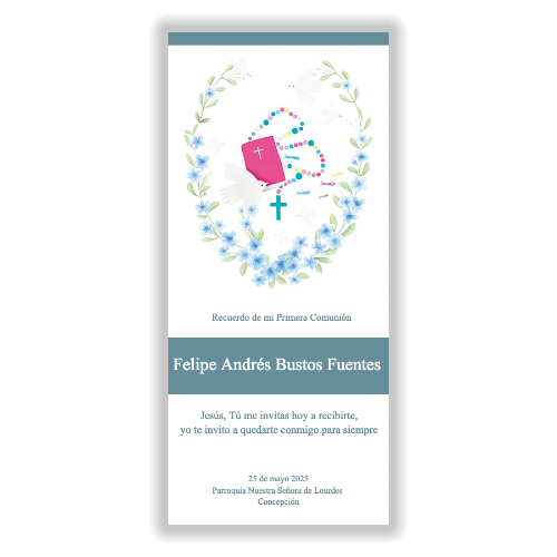Biblia y Flores (8 unidades)