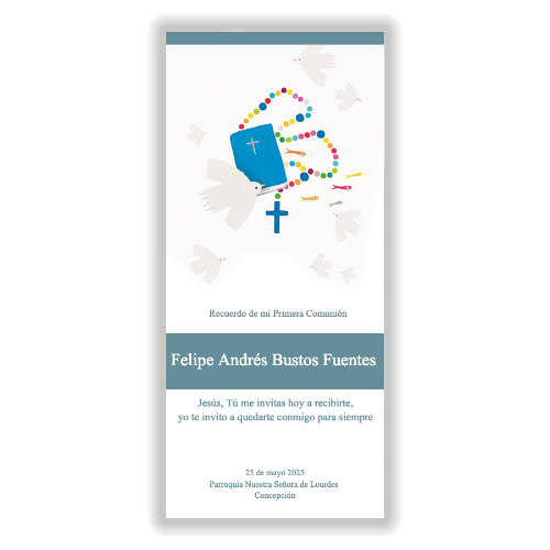 Biblia y paloma de la paz (8 unidades)
