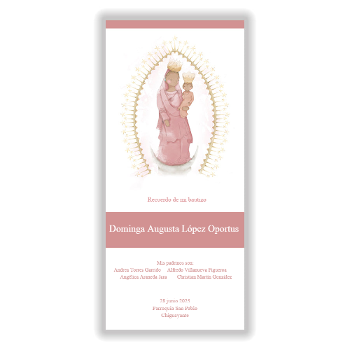 Nuestra Señora de los Milagros (8 unidades)