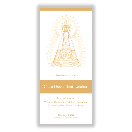 Virgen de la Paz (8 unidades)